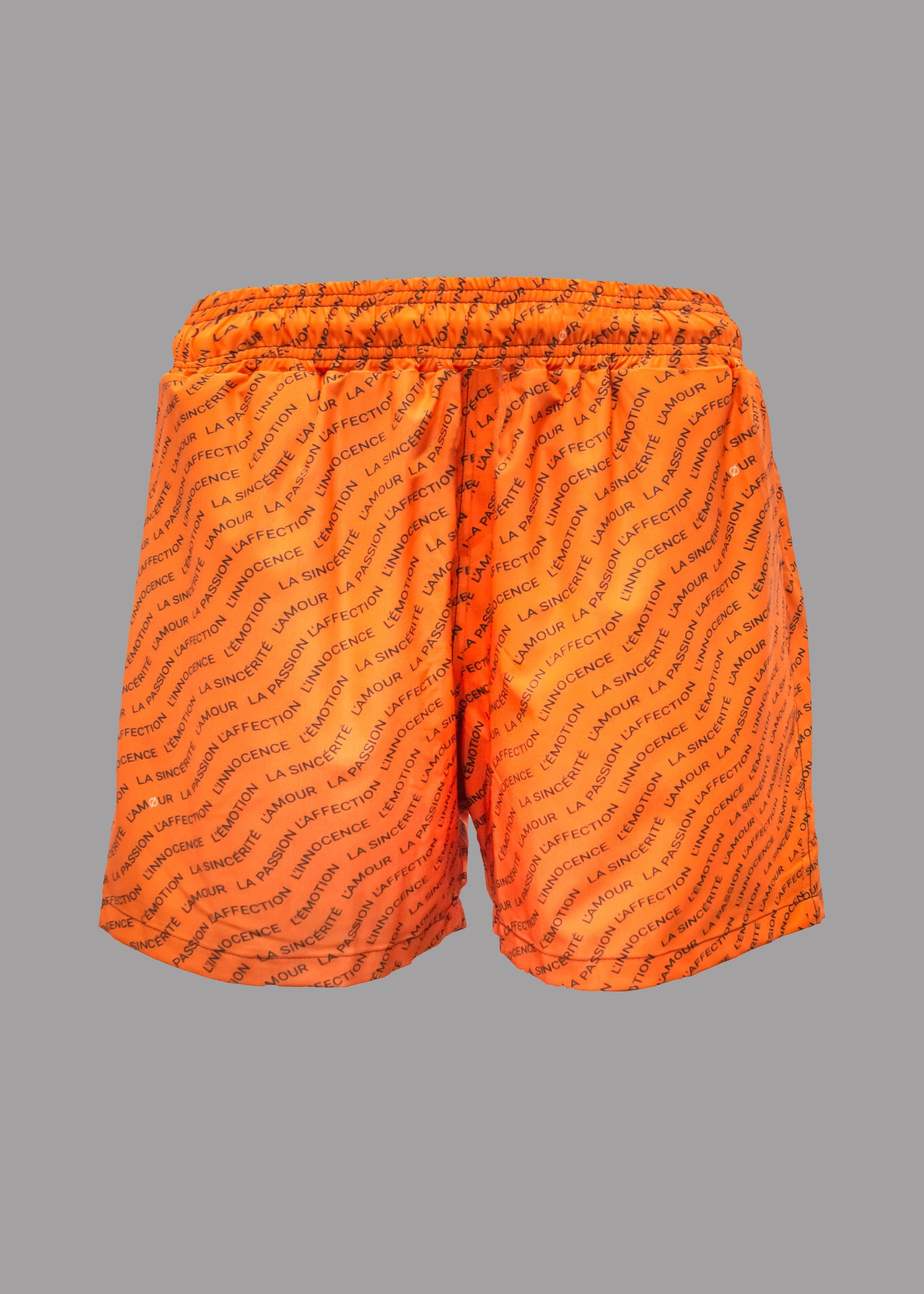 'Les émotions' orange swimsuit men