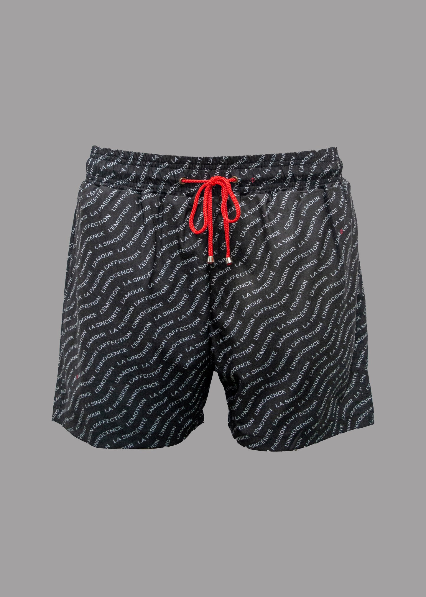 'Les émotions' black swimsuit men