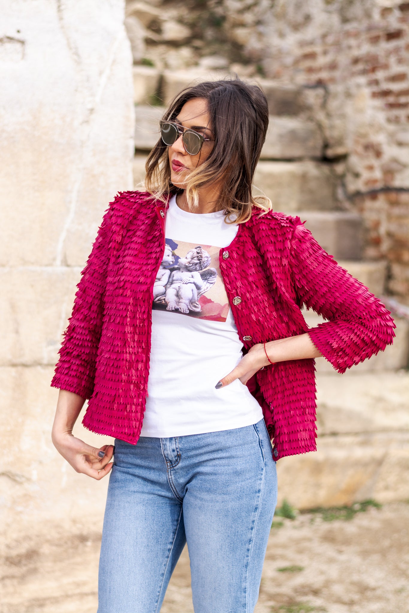 Women jacket 'raspberry.liqueur'