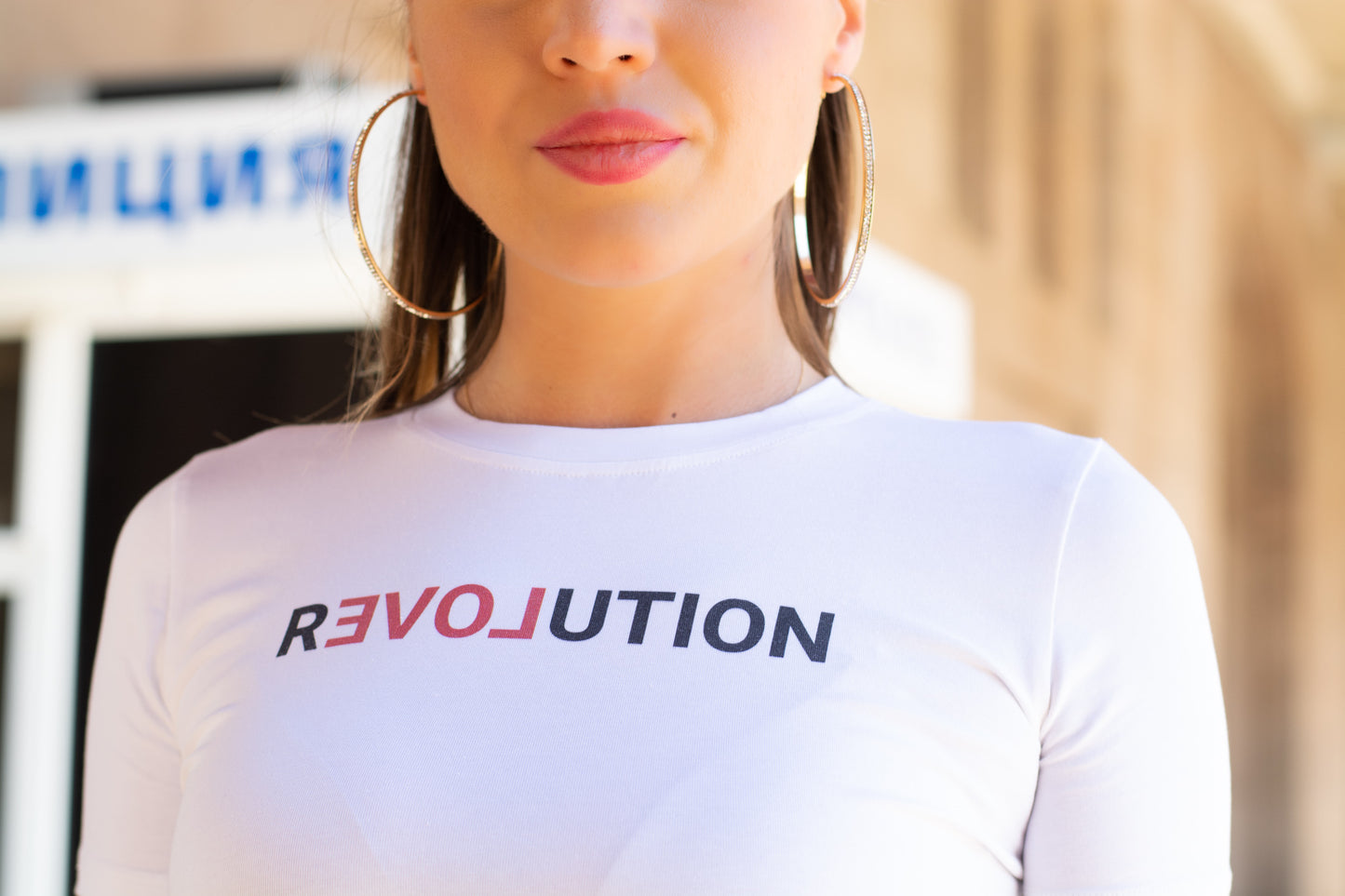 Women t-shirt 'rEVOLution'