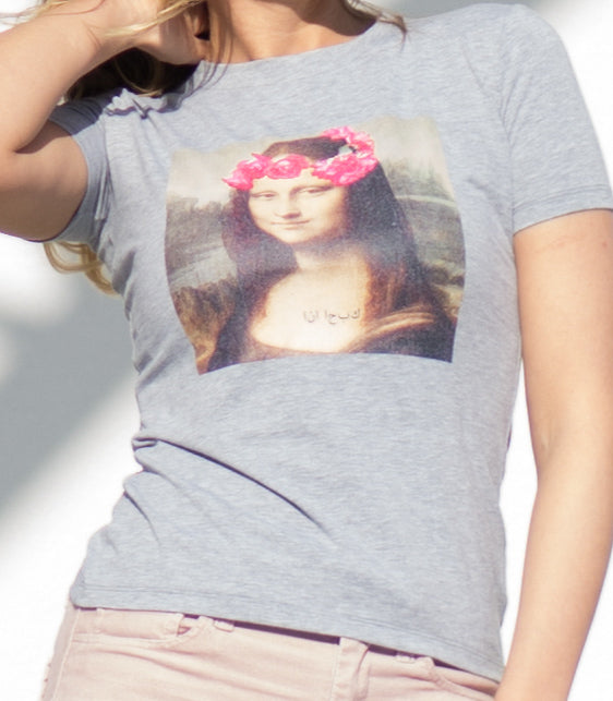 Women t-shirt 'mona.lisa.loves.you'