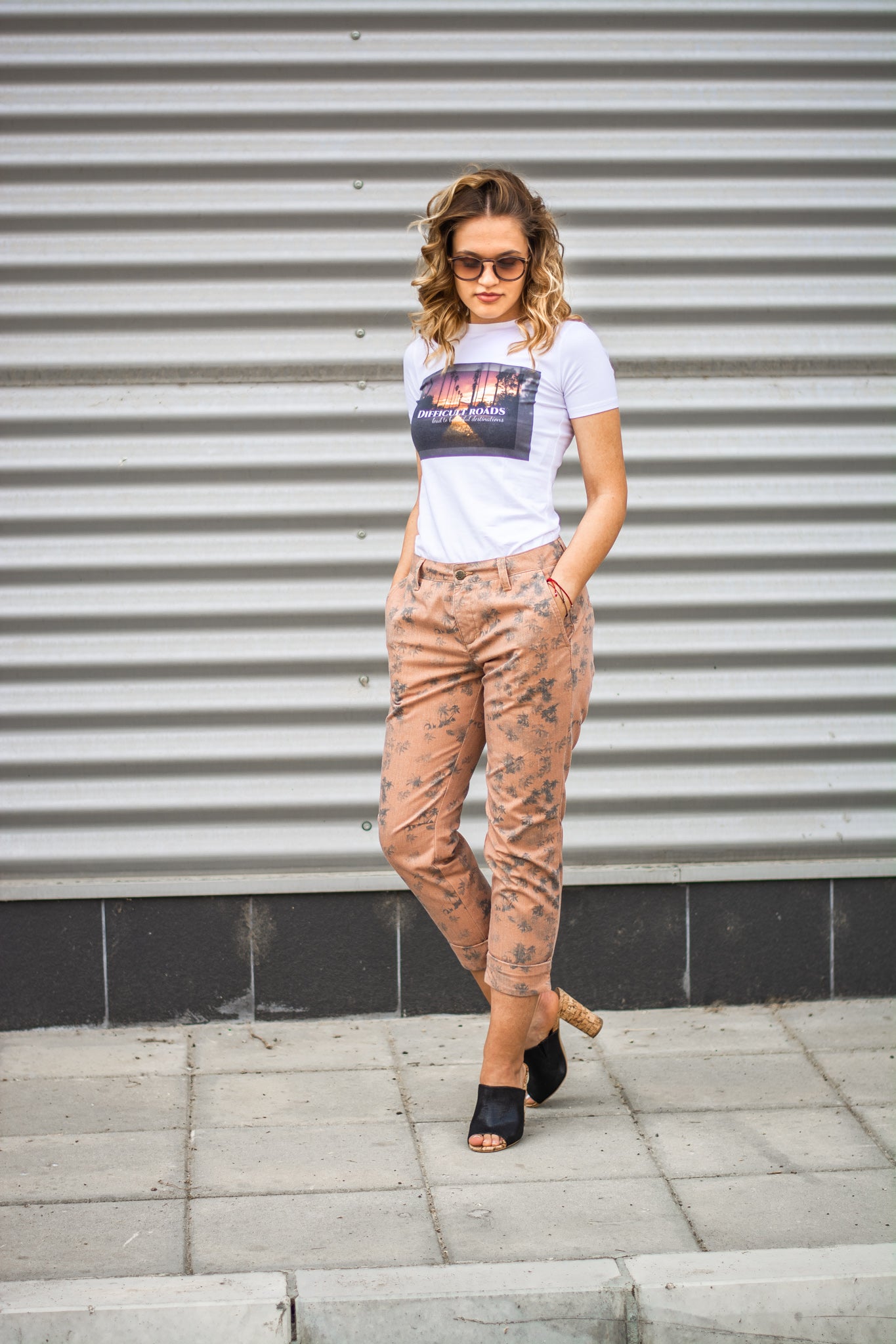 Women trousers 'palms'