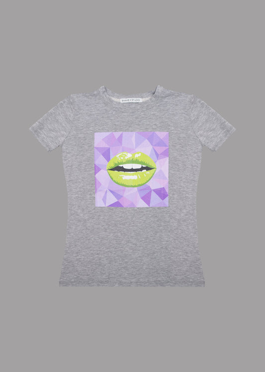 Women t-shirt 'bitter.lips'