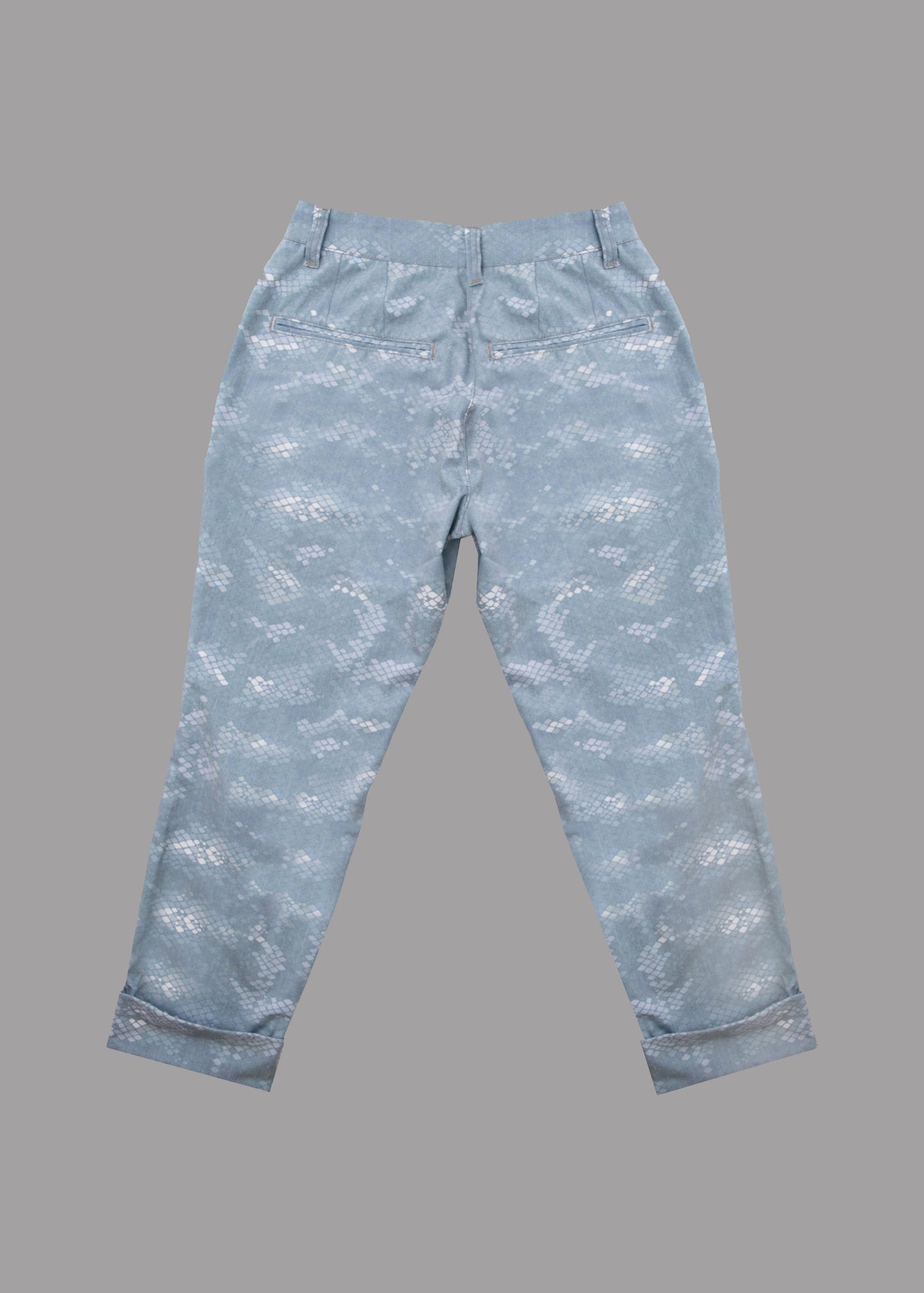 Women trousers 'blue mosaic'