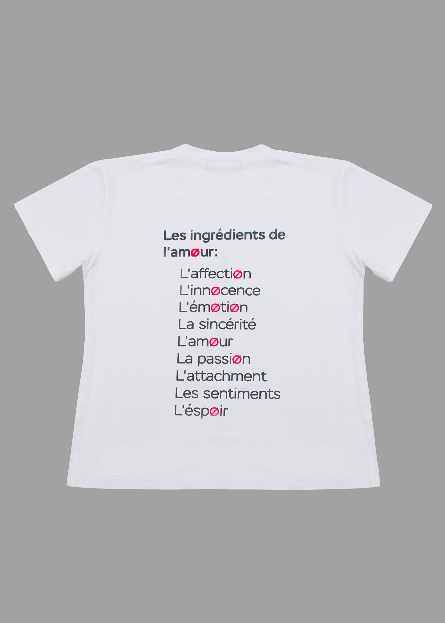 T-shirt femme en coton blanc avec imprimé FRENCH TOUCH