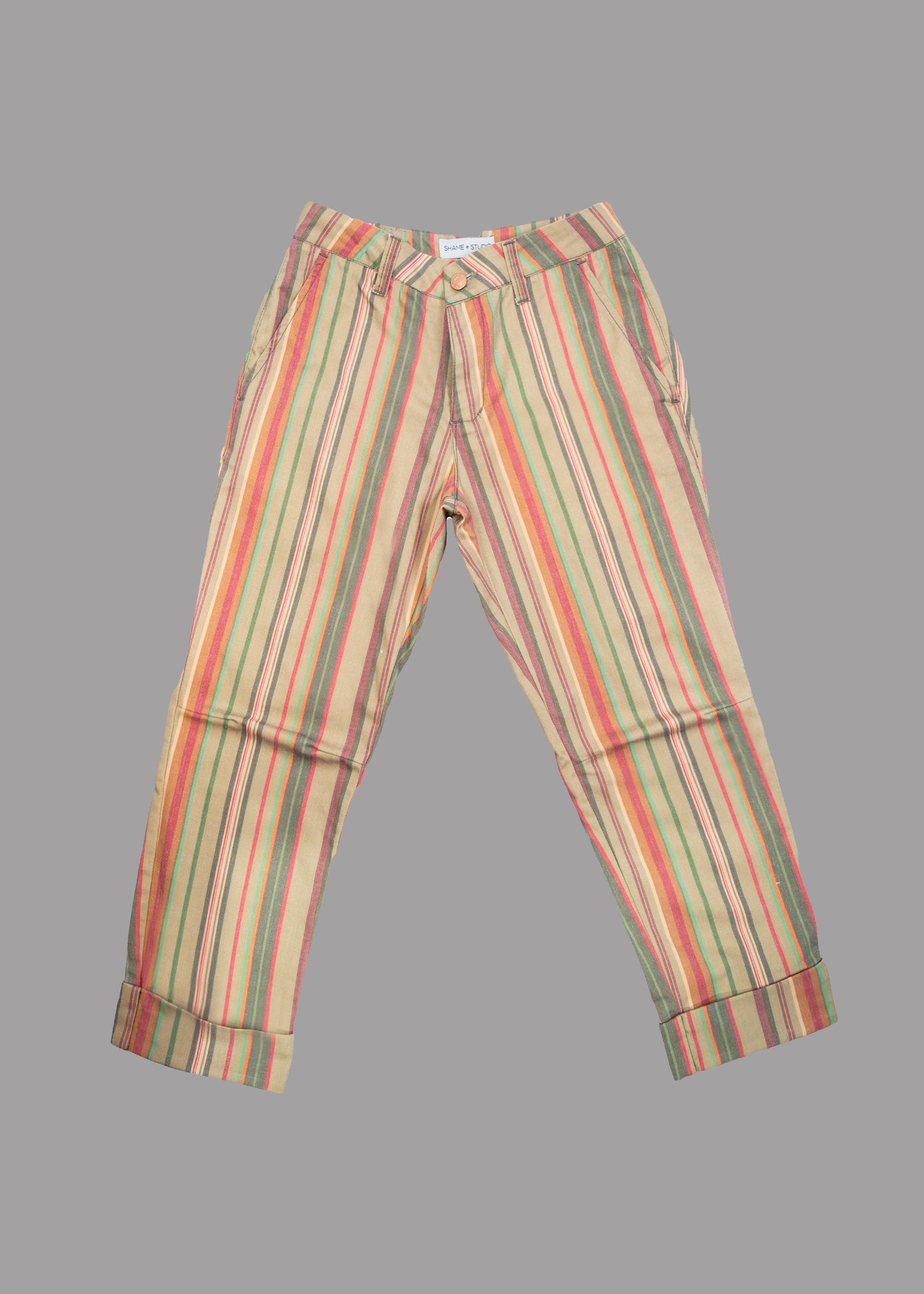 Women trousers 'coloured stripes'